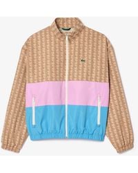 Lacoste - Monogram Colorblock Track Jacket - Lyst