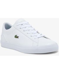 lacoste rose gold trainers
