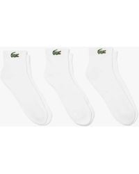 Lacoste - 3-Pack Low Socks - Lyst