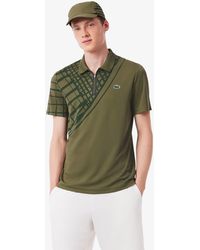 Lacoste - Ultra Dry Printed Slim Fit Tennis Polo - Lyst