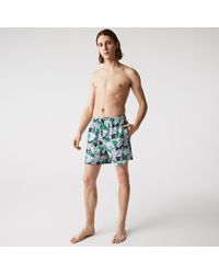 lacoste mens bathing suit