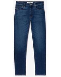 Lacoste - Slim Fit Stretch Cotton Denim Jeans - Lyst