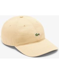 Lacoste - Cotton Twill Cap - Lyst