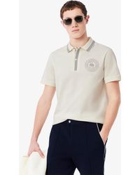 Lacoste - Regular Fit L.12.12 Badge Print Polo - Lyst
