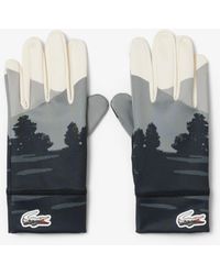 Lacoste - Landscape Print Sport Gloves - Lyst