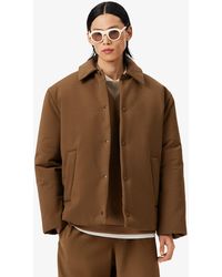 Lacoste - Runway Padded Wool Blend Jacket - Lyst