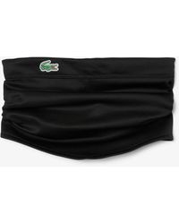 Lacoste - Sport Reflective Crocodile Neck Warmer - Lyst