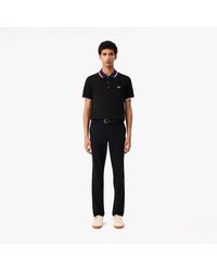 Lacoste - Slim Fit Stretch Cotton Pants - Lyst