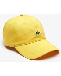 lacoste checkered cap