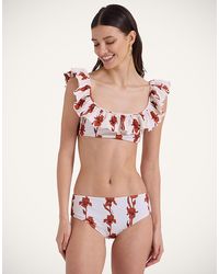 La DoubleJ - Ruffle Bikini Top - Lyst