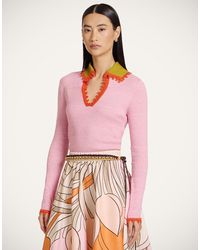 La DoubleJ - Picket Polo Jumper - Lyst