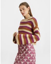 La DoubleJ - Crop Sweater - Lyst
