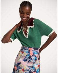 La DoubleJ - Picket Polo Top - Lyst