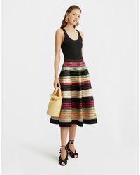 La DoubleJ - Reina Embroidered Skirt - Lyst