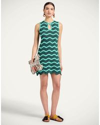 La DoubleJ - Wavy Mini Dress - Lyst