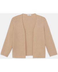 Lafayette 148 New York - Plus-size Finespun Voile Openfront Cropped Cardigan - Lyst