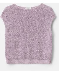 Lafayette 148 New York - Plus Size Cotton Silk Open Knit Pullover Tank - Lyst