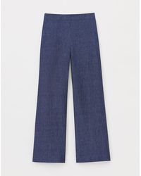 Lafayette 148 New York - Organic Linen Columbus Cropped Pant - Lyst