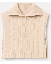 Lafayette 148 New York - Merino Wool Cashmere Turtleneck Cable Knit Dickey - Lyst