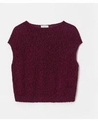 Lafayette 148 New York - Cotton Silk Knit Open Stitch Pullover Tank - Lyst
