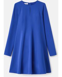 Lafayette 148 New York - Petite Plus Size Crepe Long Sleeve A Line Dress - Lyst