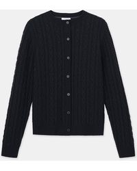 Lafayette 148 New York - Cashmere Cable Cardigan - Lyst