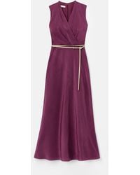Lafayette 148 New York - Petite Linen Silk A Line Maxi Sleeveless Dress - Lyst