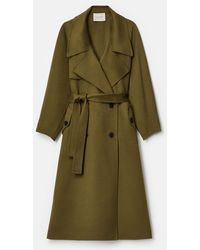 Lafayette 148 New York - Cashmere Double Face Belted Oversized Trench Coat - Lyst