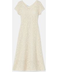 Lafayette 148 New York - Soutache Embroidered Cotton Dress - Lyst
