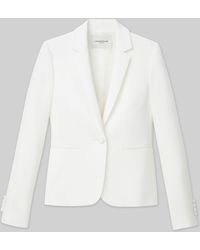 Lafayette 148 New York - Plus-Size Finesse Crepe Single Button Blazer - Lyst