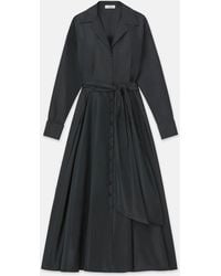 Lafayette 148 New York - Belted A-Line Midi Shirtdress - Lyst
