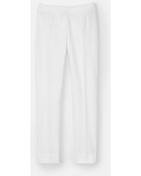 Lafayette 148 New York - Techno Stretch Twill Stanton Pant - Lyst