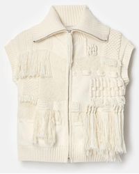 Lafayette 148 New York - Merino Wool Cashmere Knit & Handwoven Fringe Vest - Lyst