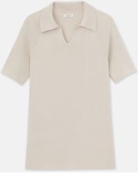 Lafayette 148 New York - Mercerized Cotton Ribbed Polo - Lyst