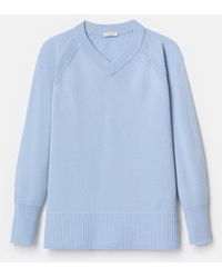 Lafayette 148 New York - Wool Cashmere V Neck Sweater - Lyst