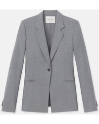 Lafayette 148 New York - Responsible Stretch Wool Single Button Blazer - Lyst