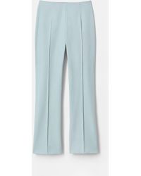 Lafayette 148 New York - Stretch Cotton Twill Flared Ankle Pant - Lyst
