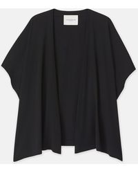 Lafayette 148 New York - Plus-size Matte Jersey Short Sleeve Oversized Cardigan - Lyst