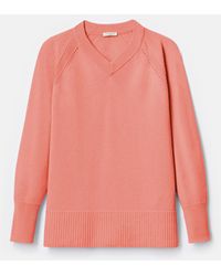 Lafayette 148 New York - Wool Cashmere V Neck Sweater - Lyst