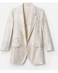 Lafayette 148 New York - Ramie Silk Neapolitan Open Front Jacket - Lyst
