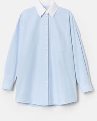 Lafayette 148 New York - Cotton Oxford Button Long Sleeve Oversized Shirt - Lyst