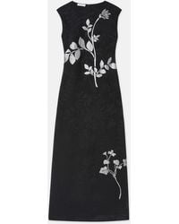 Lafayette 148 New York - Flora Bloom Metallic Jacquard Viscose-silk Dress - Lyst