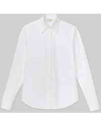 Lafayette 148 New York - Kennedy Shirt In Italian Stretch Cotton - Lyst