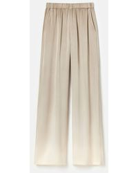 Lafayette 148 New York - Dip Dye Print Silk Satin Riverside Pant - Lyst