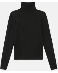 Lafayette 148 New York - Fine Gauge Cashmere Stand Collar Sweater - Lyst