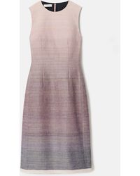 Lafayette 148 New York - Silk A Line Sheath Sleeveless Dress - Lyst