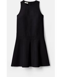 Lafayette 148 New York - Petite Stretch Cotton Drop Waist Sleeveless Dress - Lyst