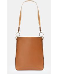 Lafayette 148 New York - Grained Calfskin Leather 8 Knot Hobo—small-copper-one - Lyst