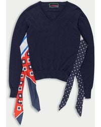 La Fetiche - Robbie V-Neck Sweater - Lyst