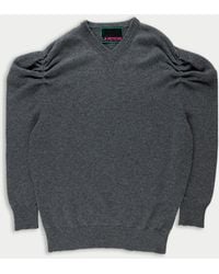 La Fetiche - Victor V-Neck Sweater - Lyst
